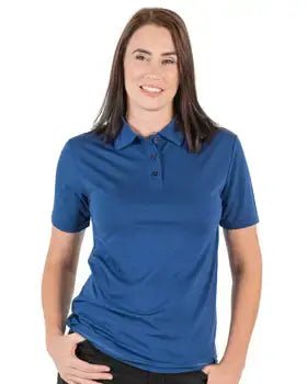 The Merino Polo - Women's Polo Shirt - Navy Blue (Light)