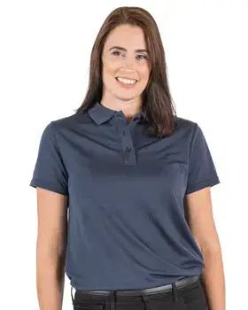 The Merino Polo - Women's Polo Shirt - Outer Space Blue