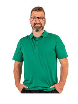 The Merino Polo - Men's Polo Shirt - Emerald Green
