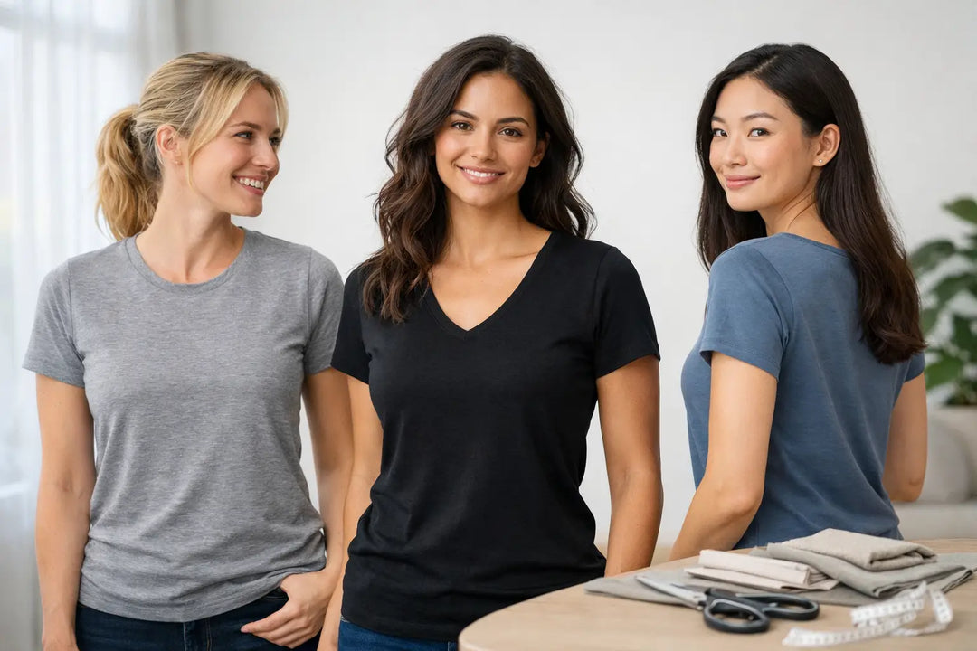 Women Merino T-Shirt Cut Guide