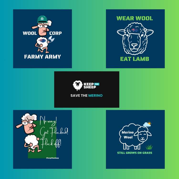 AgRo Merino T's - Keep The Sheep