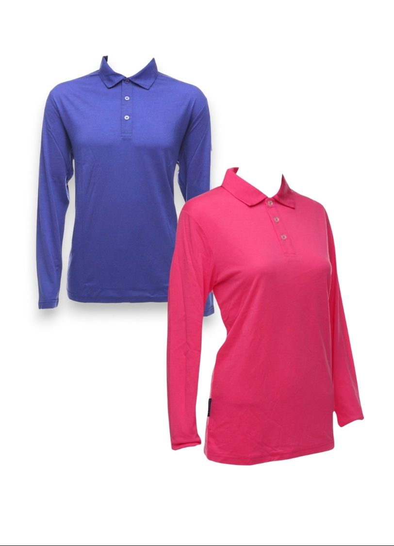 Long Sleeve Merino Polo Shirts