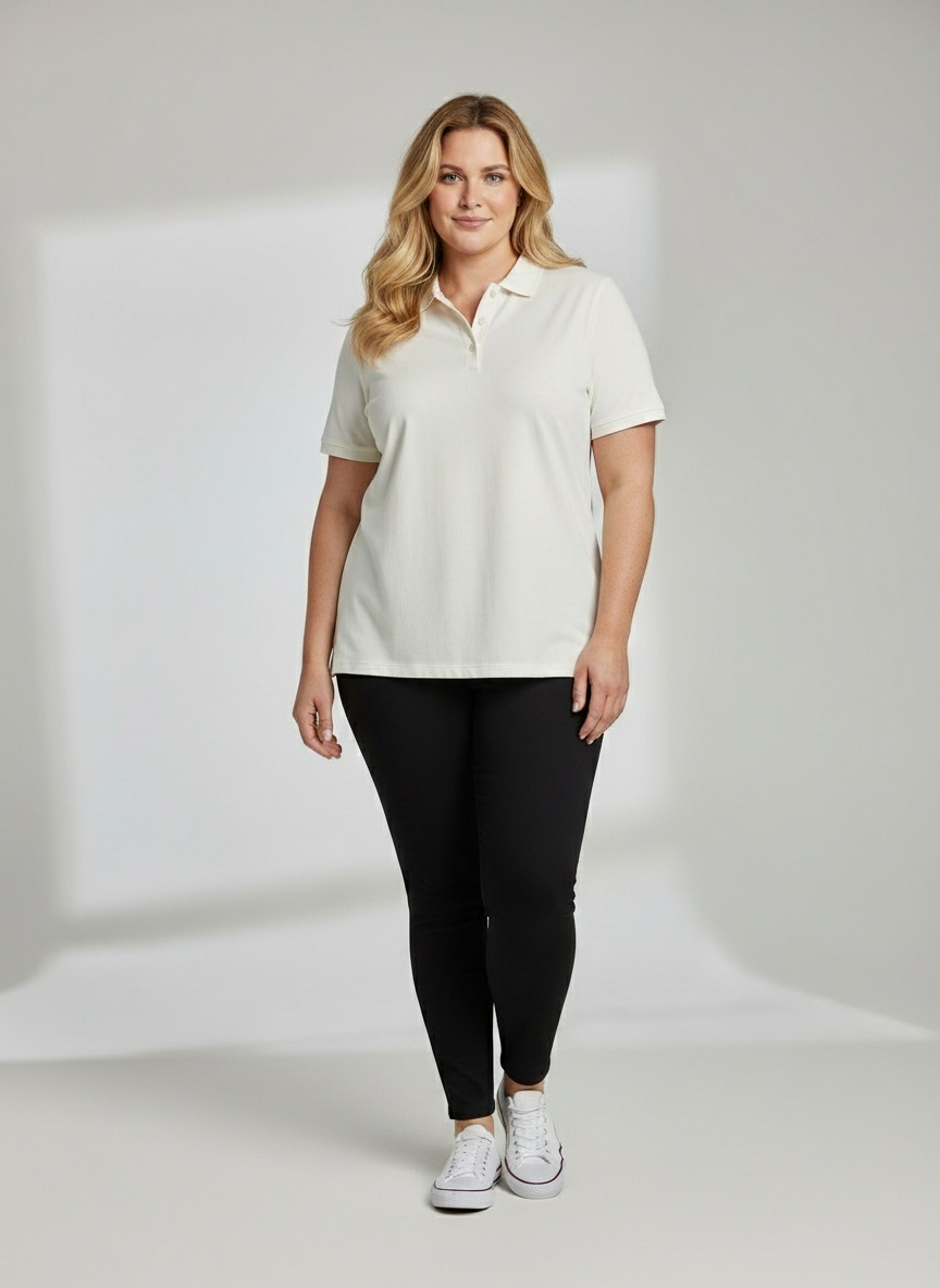 Women's Short Sleeve Polo - Australian Merino Wool