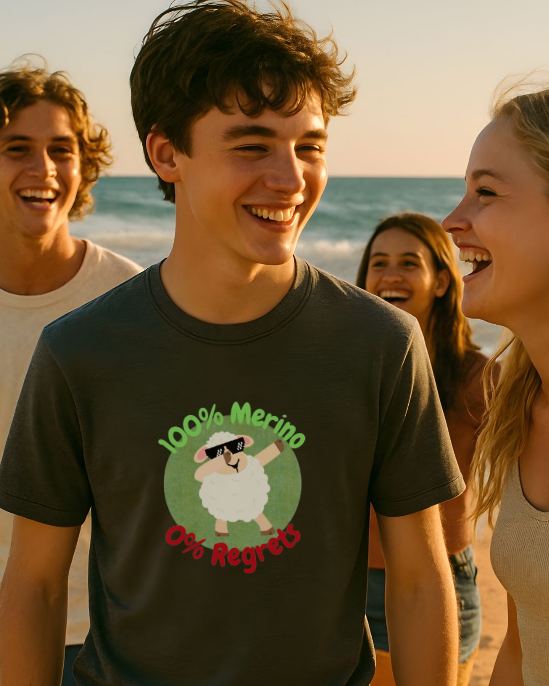 Merino With A Message - The Merino Polo