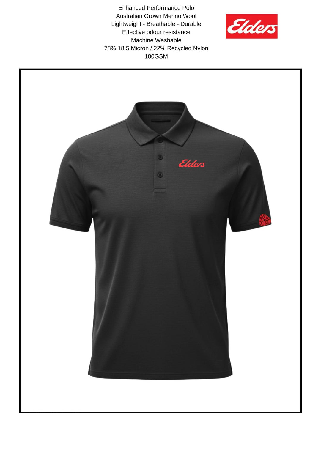 Elders Merino Polo - Men's