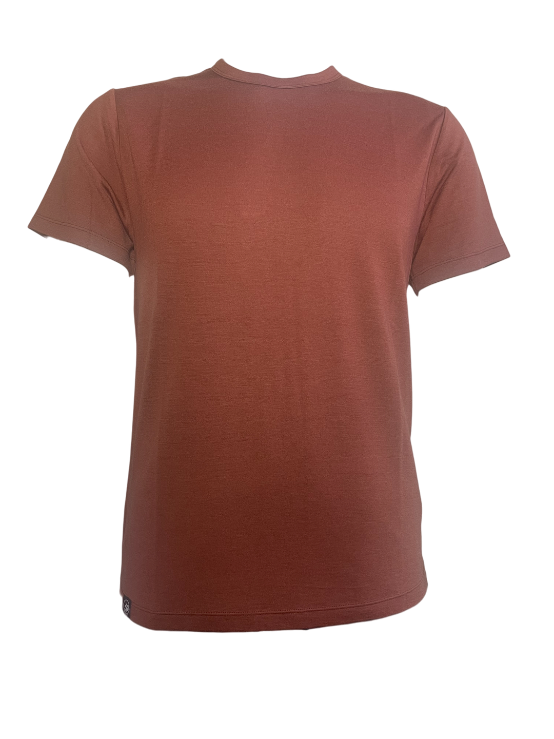 Brown t-shirt on a white background