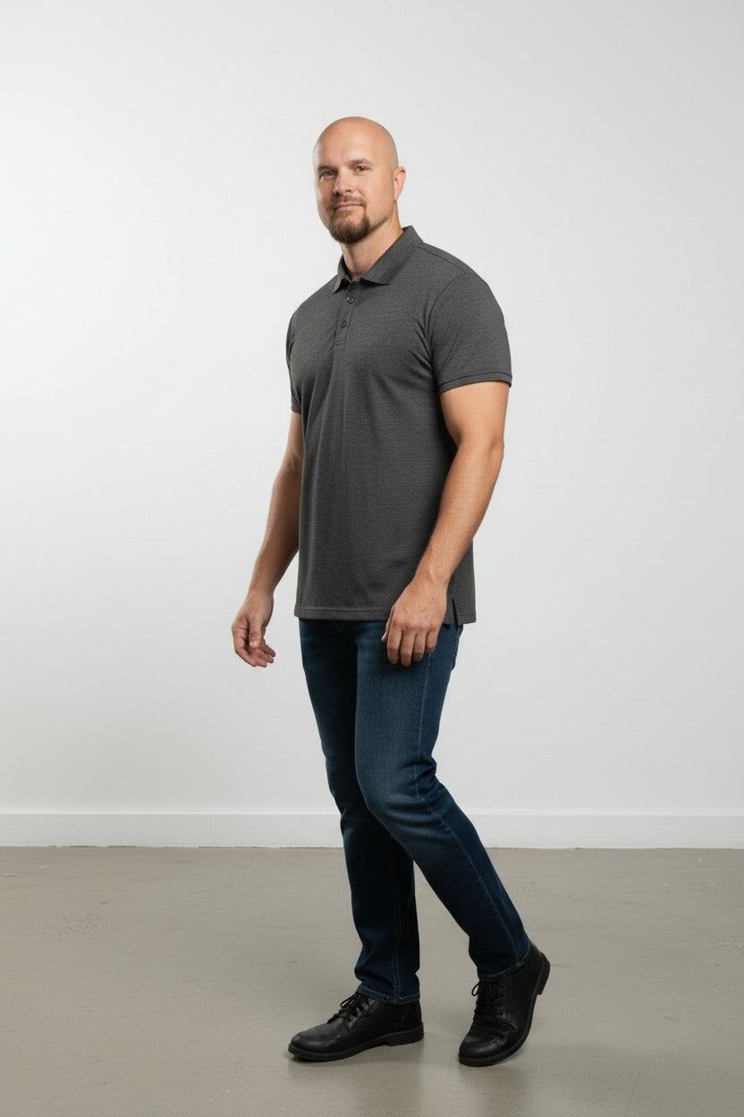 100% Merino Wool Polo Shirt – 18.5 Micron | 180 GSM