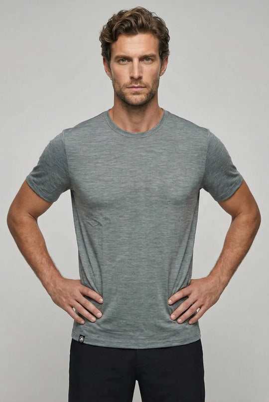 Unisex 100% Superfine Merino T-shirt in 9 Colours