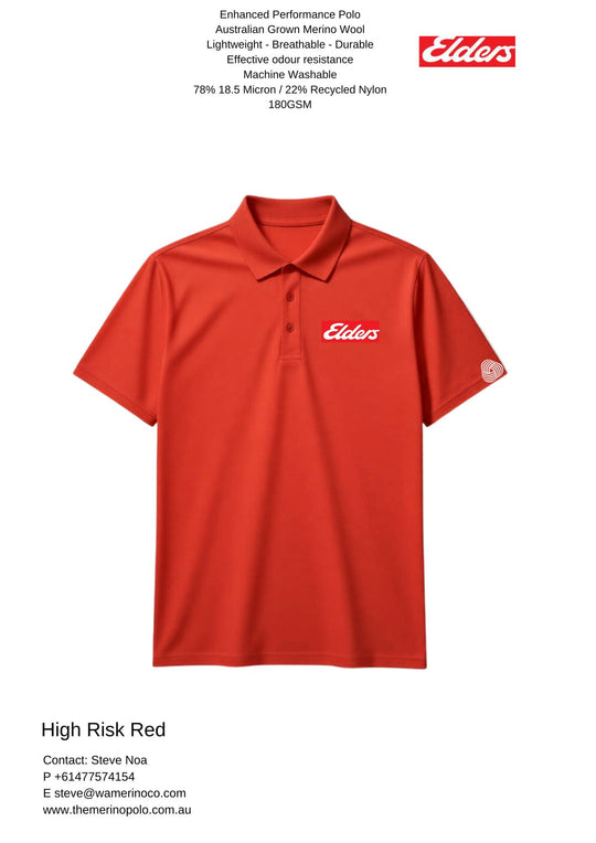 Elders Merino Polo - Men's