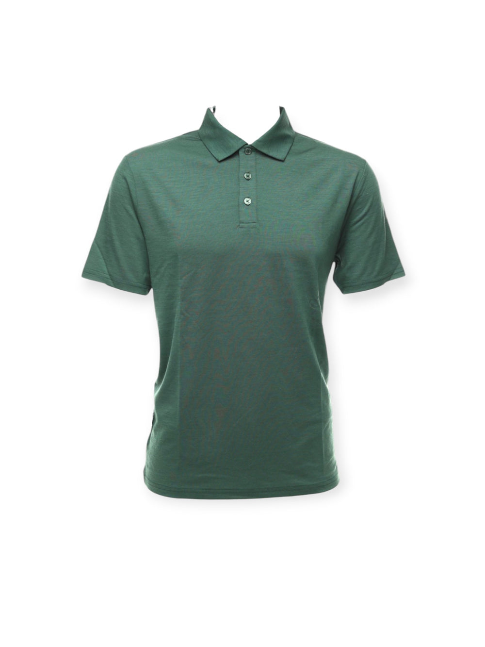 Men's Short Sleeve Polo - Australian Merino Wool - Dark Green