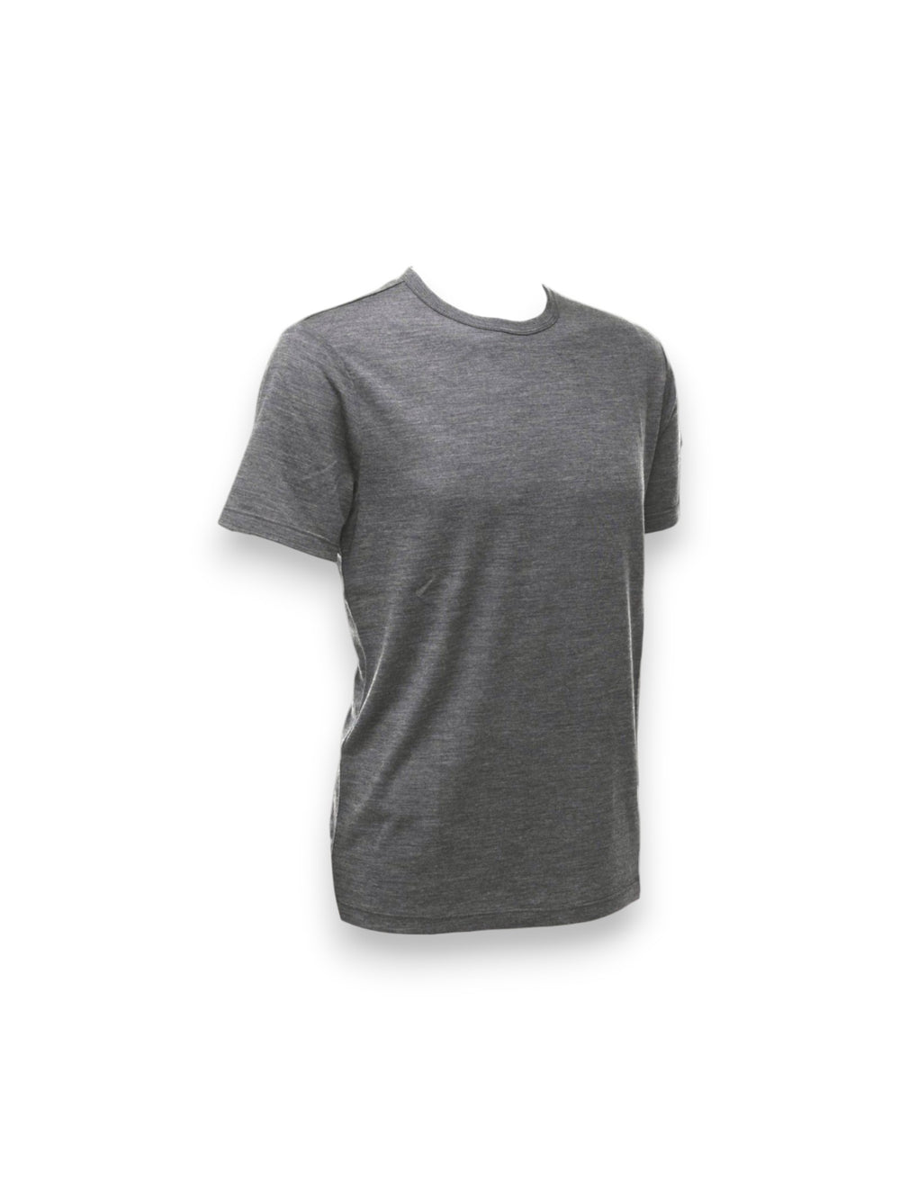 Merino Wool Crew Neck T-Shirt - Charcoal Grey - Unisex