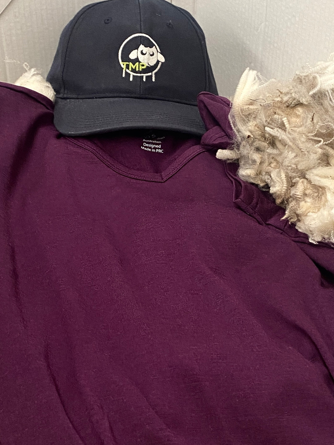 Lady's V-Neck Merino T-shirts
