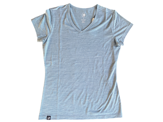 Lady's V-Neck Merino T-shirts