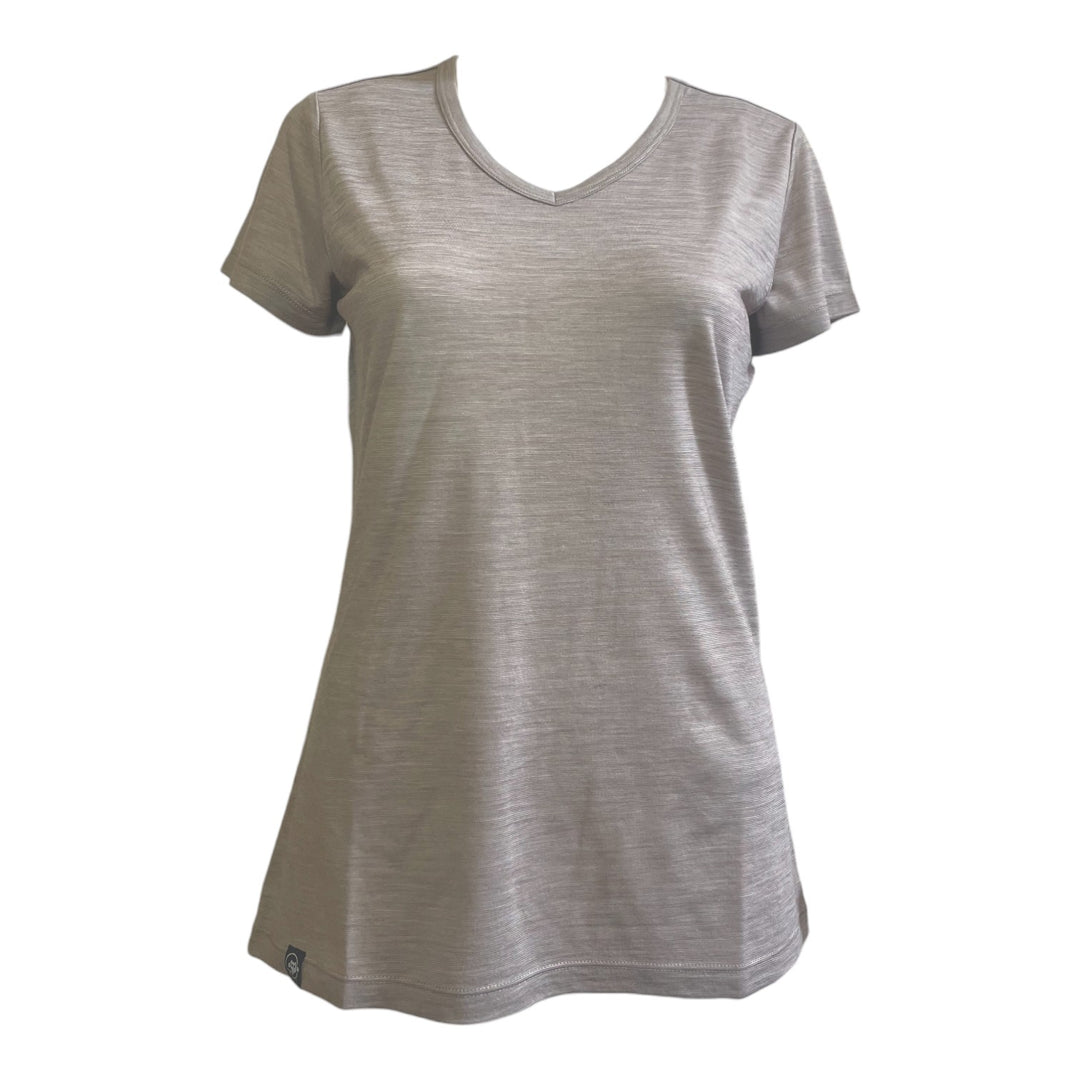 Lady's V-Neck Merino T-shirts