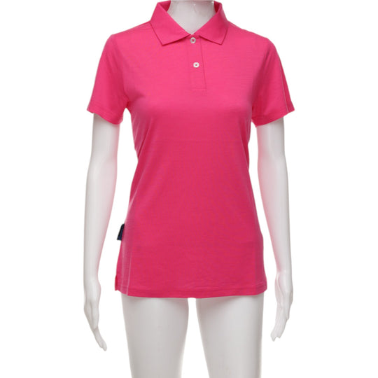 The Merino Polo - Women's Polo Shirt - Pink