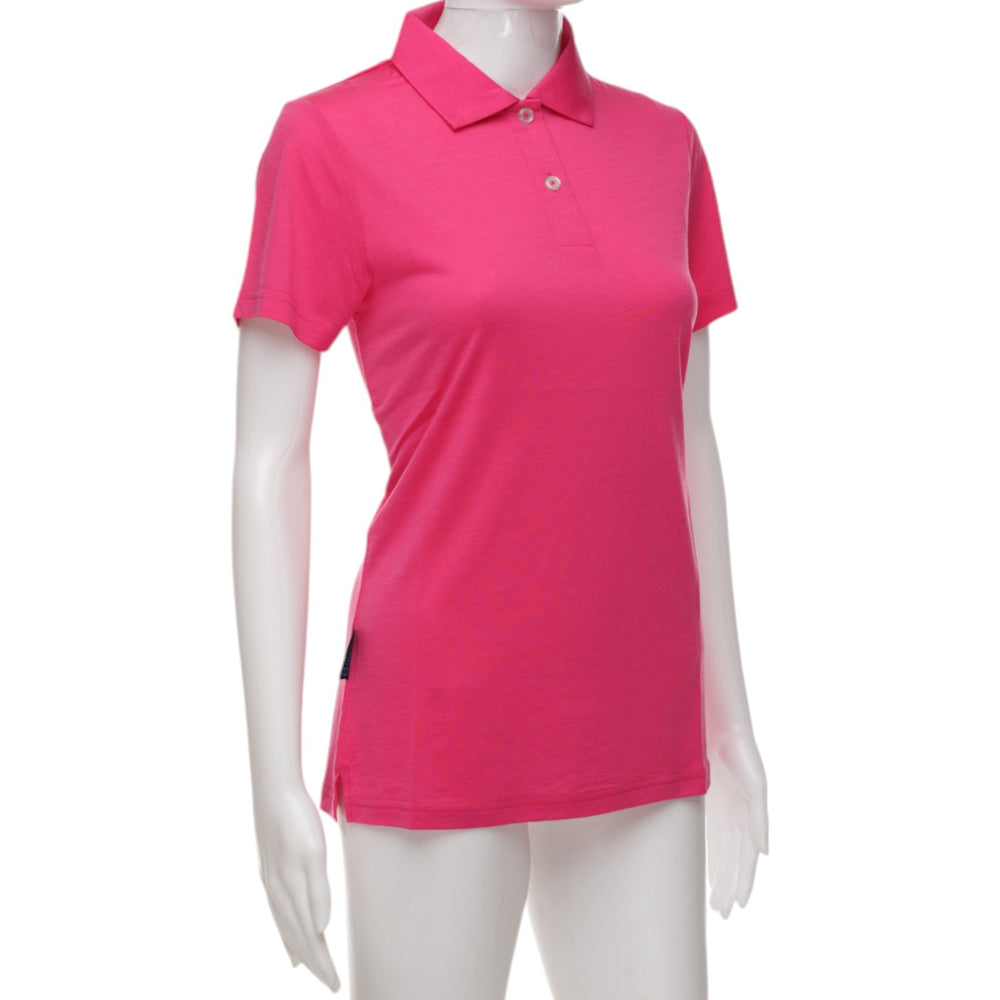 The Merino Polo - Women's Polo Shirt - Pink