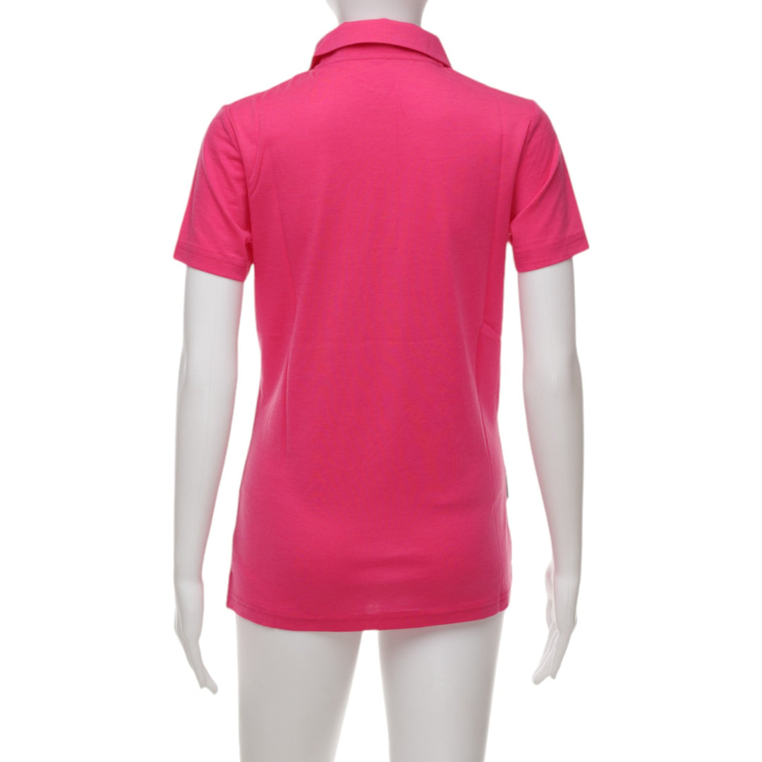 The Merino Polo - Women's Polo Shirt - Pink