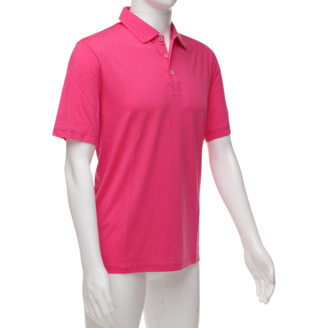 The Merino Polo - Men's Polo Shirt - Pink