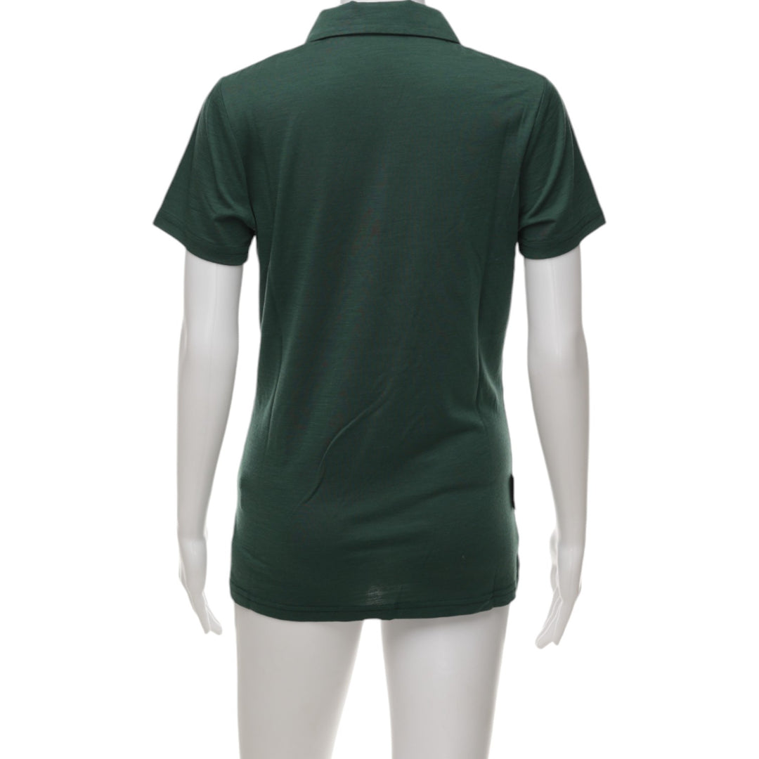 The Merino Polo - Women's Polo Shirt - Dark Green