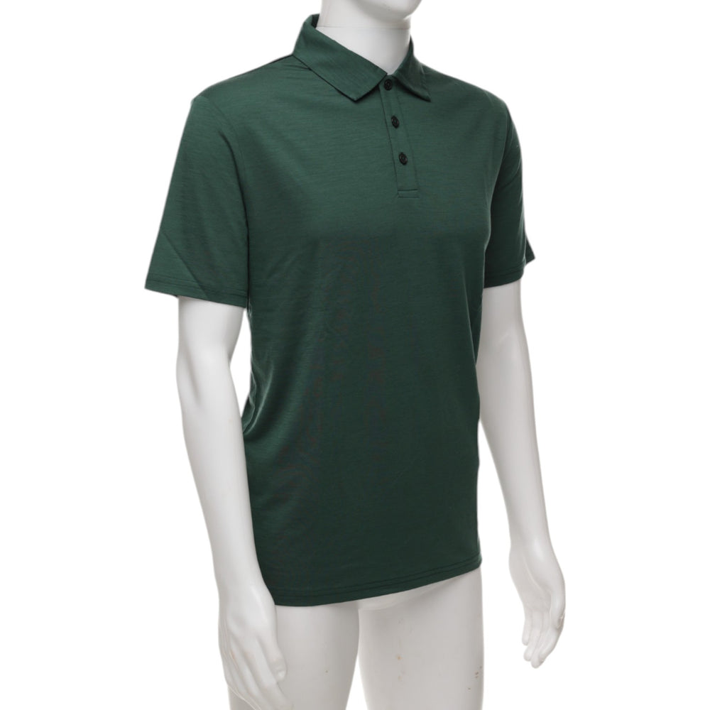 The Merino Polo - Men's Polo Shirt - Dark Green