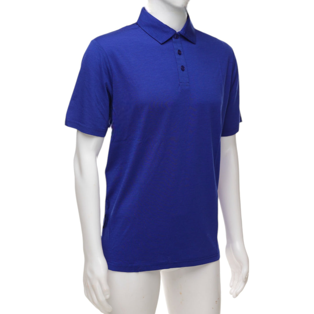 The Merino Polo - Men's Polo Shirt - Mazarine Blue