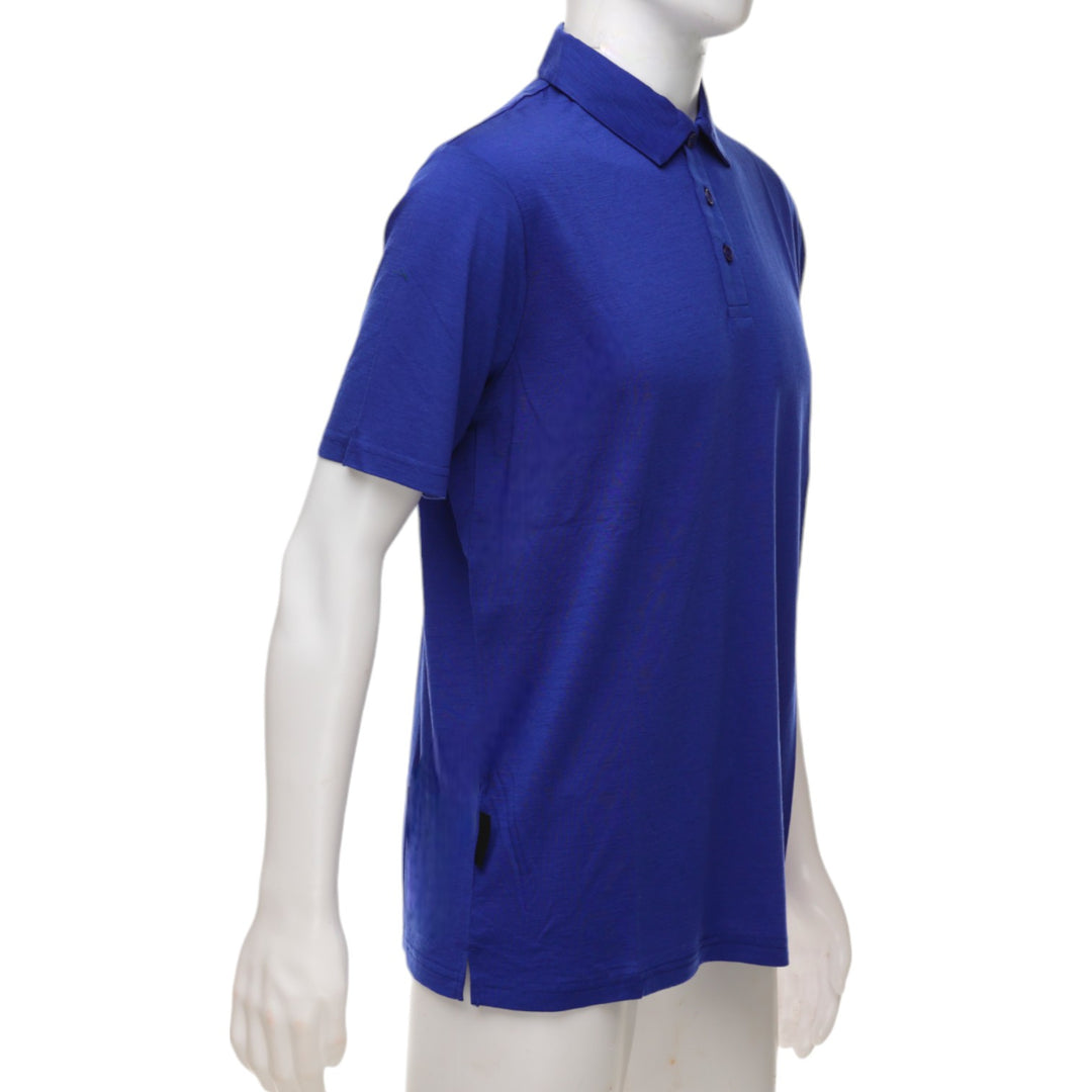 The Merino Polo - Men's Polo Shirt - Mazarine Blue