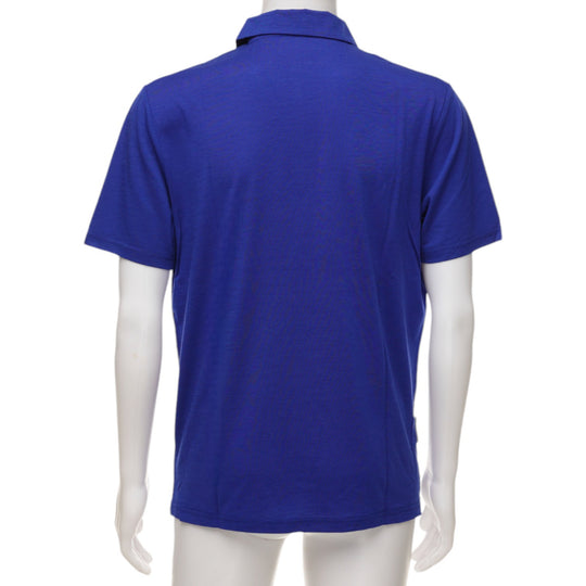 The Merino Polo - Men's Polo Shirt - Mazarine Blue