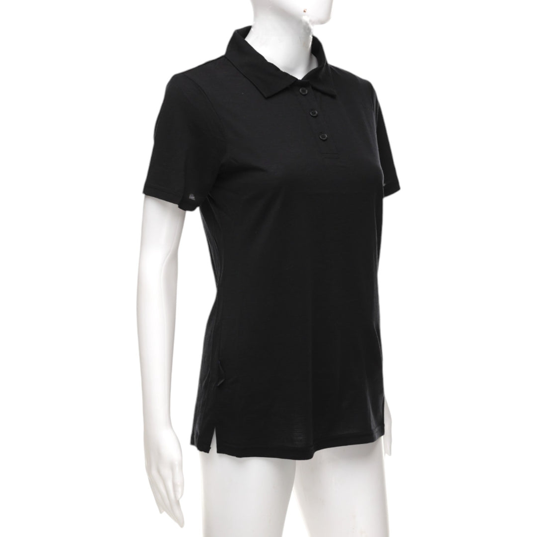 The Merino Polo - Women's Polo Shirt - Black