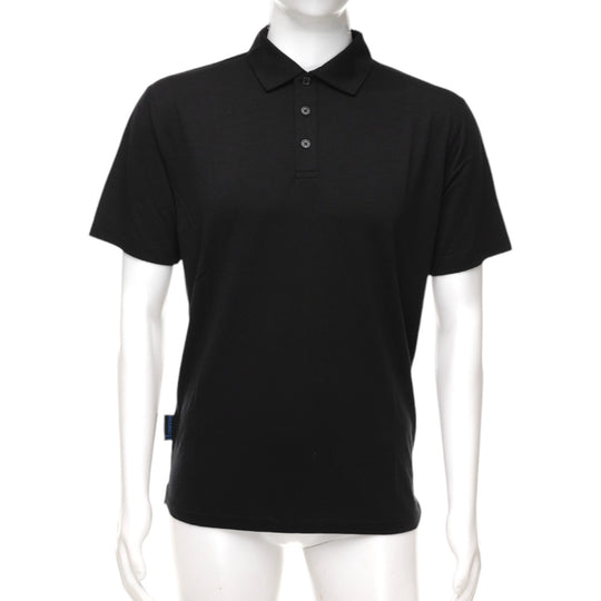 The Merino Polo - Men's Polo Shirt - Black