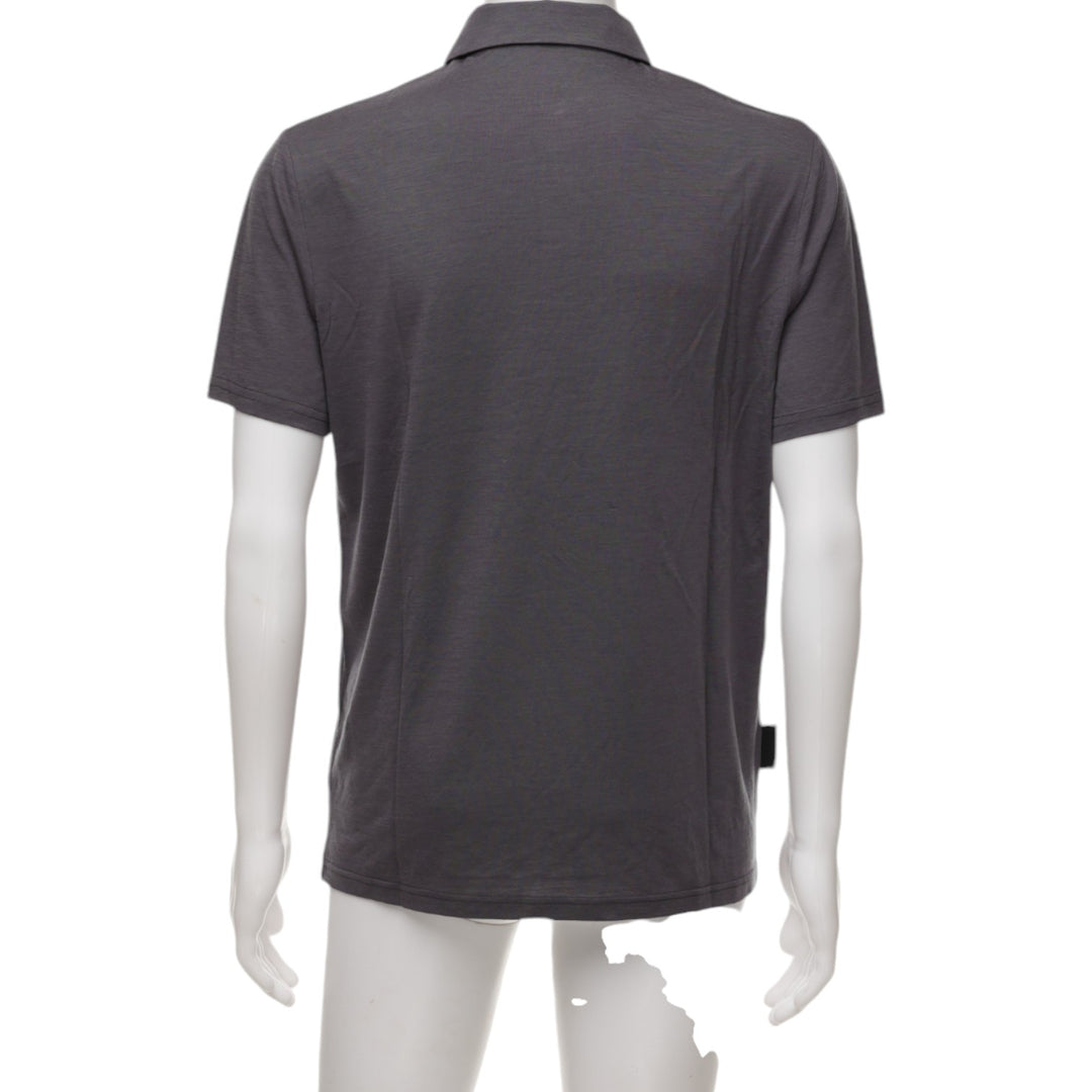 The Merino Polo - Men's Polo Shirt - Charcoal Grey