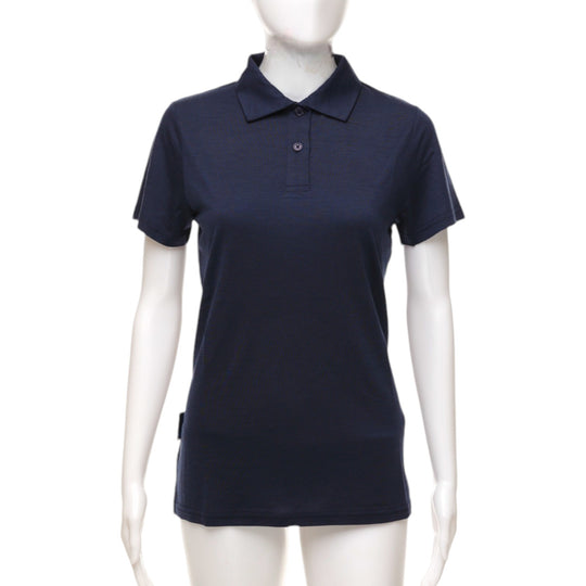 The Merino Polo - Women's Polo Shirt - Outer Space Blue