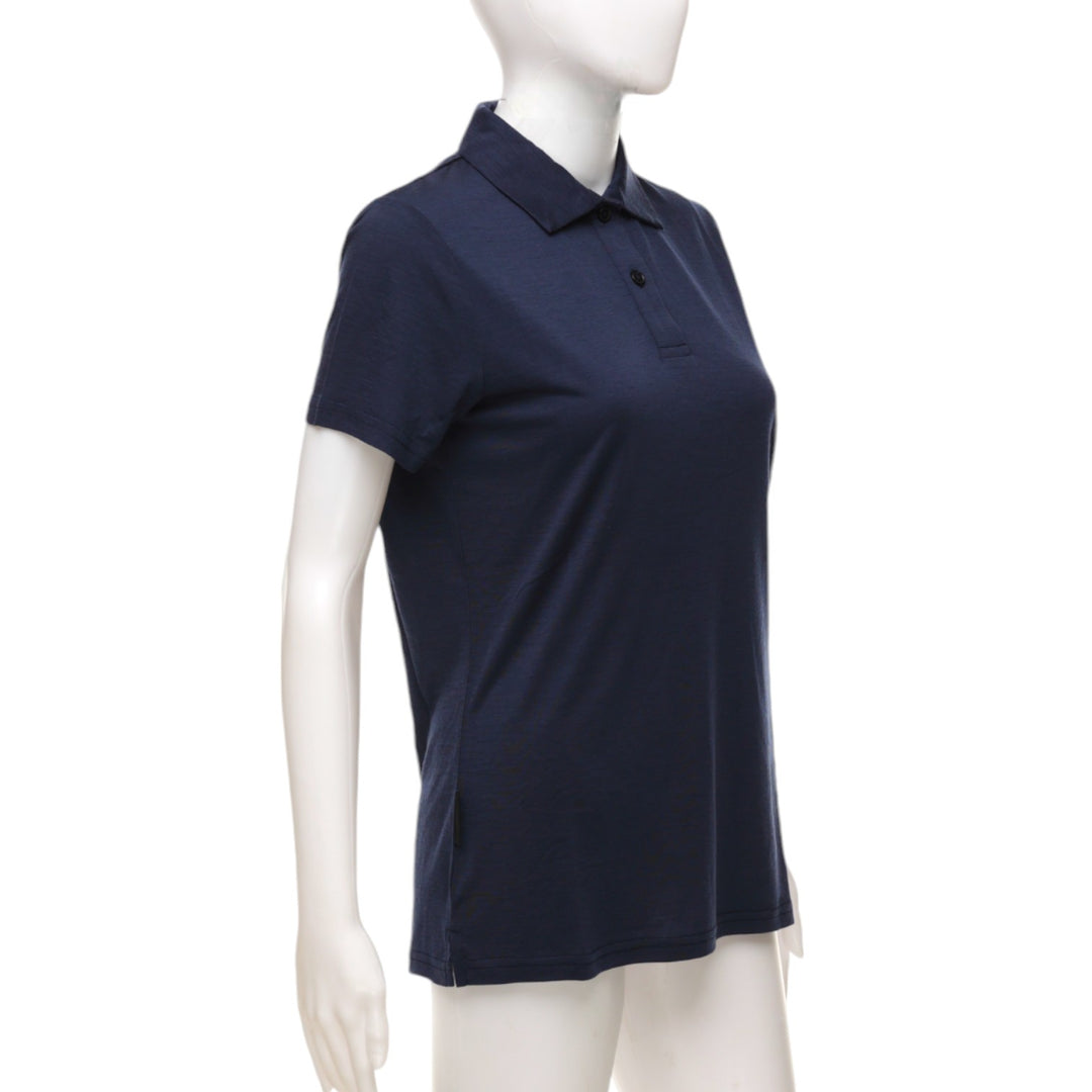 The Merino Polo - Women's Polo Shirt - Outer Space Blue