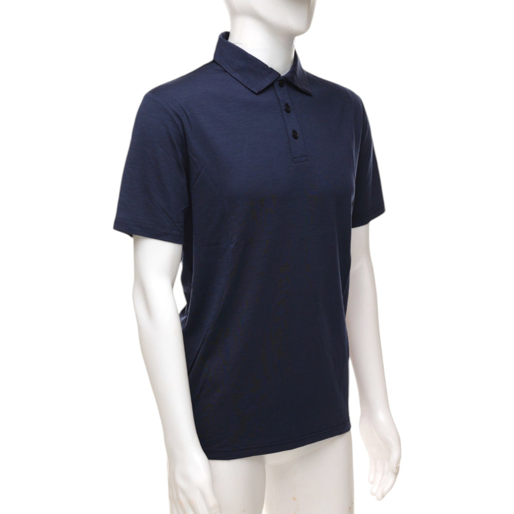 The Merino Polo - Men's Polo Shirt - Outer Space Blue