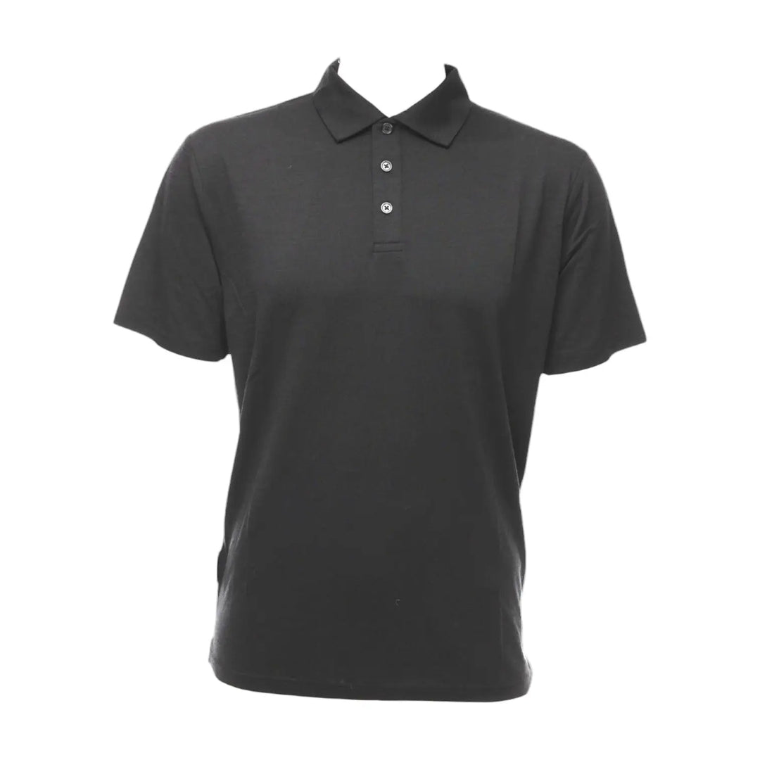 Black Polo Shirt - Merino