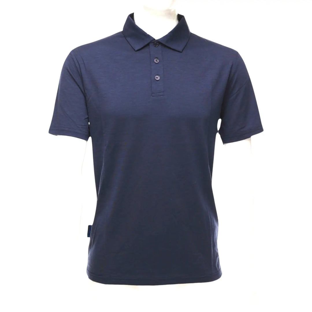 Blue polo shirt - Merino