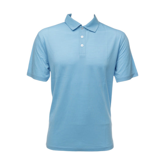 Light Blue Polo Shirt  - Merino