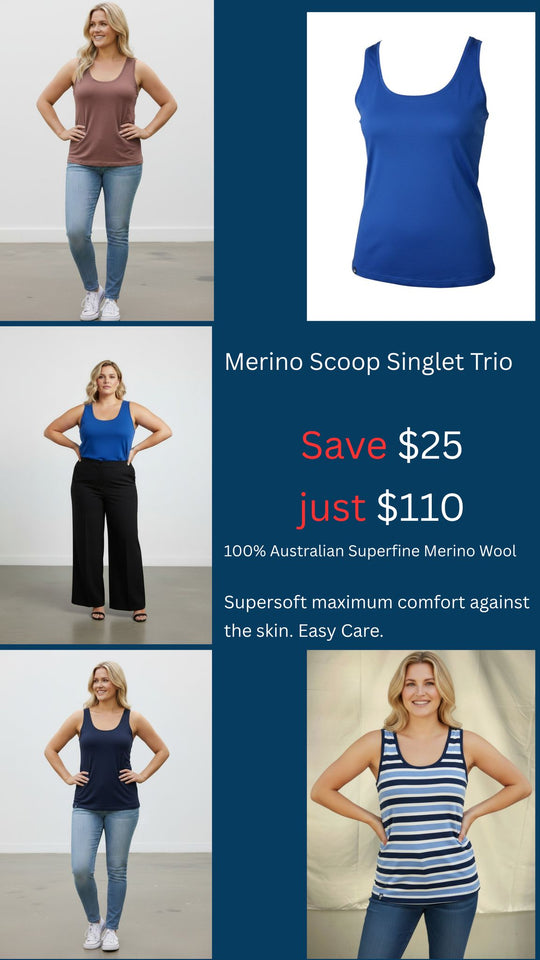 Scoop Singlet Trio