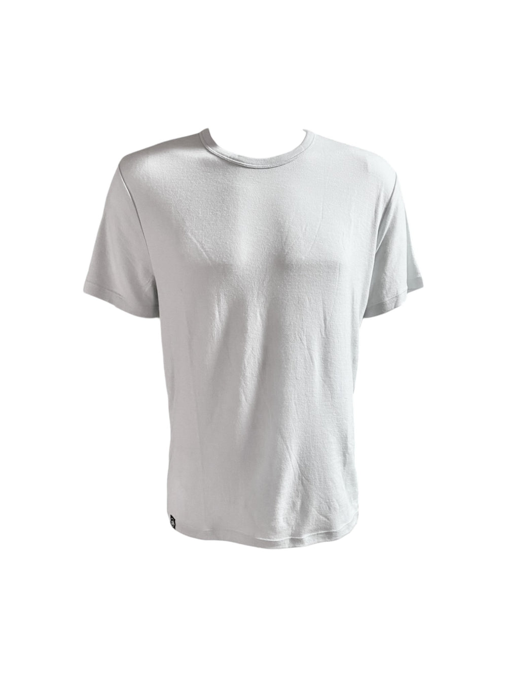 White t-shirt on a white background