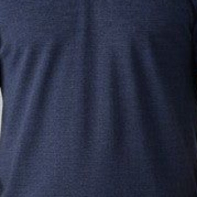 Man in merino wool polo shirt