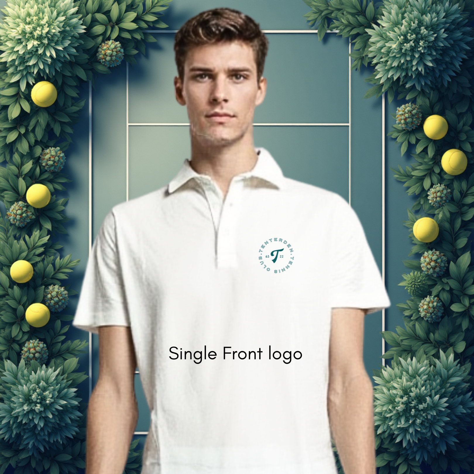 custom printed polos