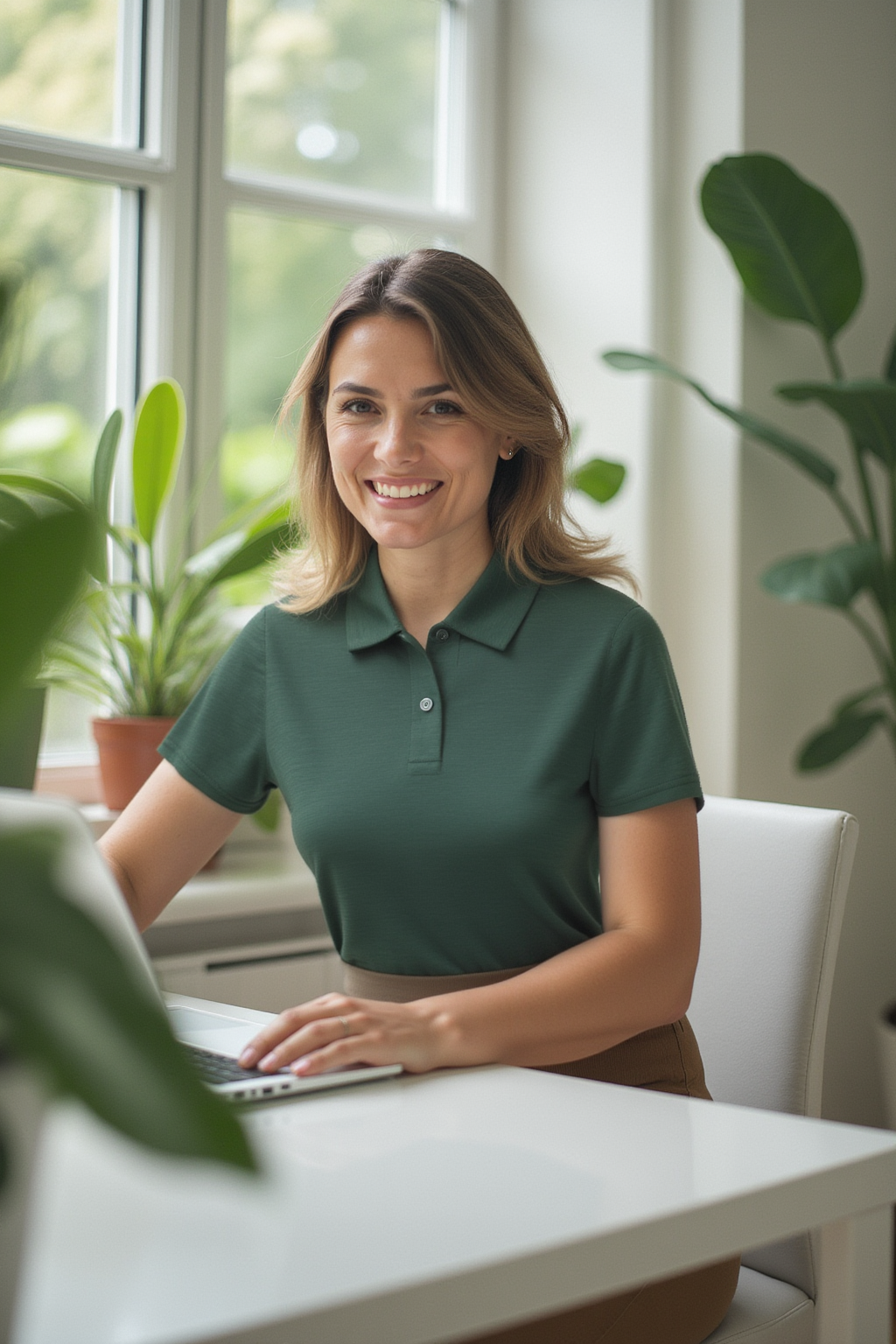 The Merino Polo - Women's Polo Shirt - Dark Green - The Merino Polo