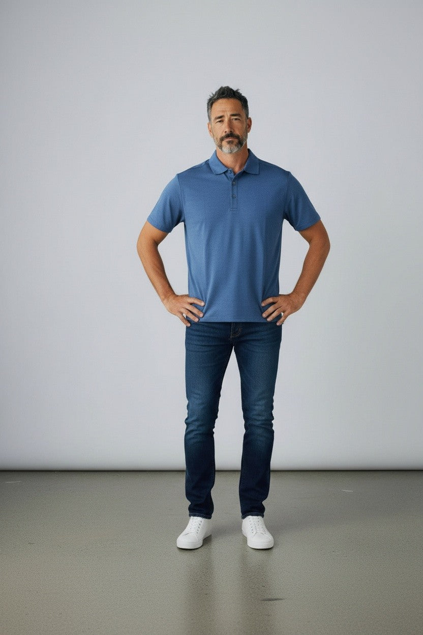 100% Merino Polo Men's Duo