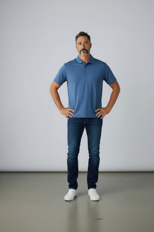 100% Merino Polo Men's Duo