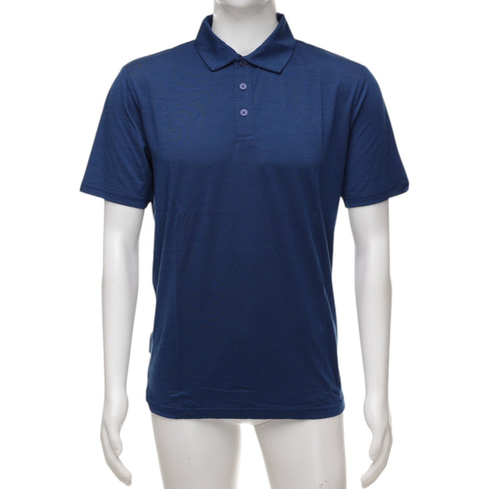 The Merino Polo - Men's Polo Shirt - Navy Blue (Light) - The Merino Polo