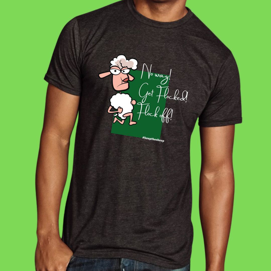 Merino Wool Crew Neck T-Shirt  - Flock off - The Merino Polo