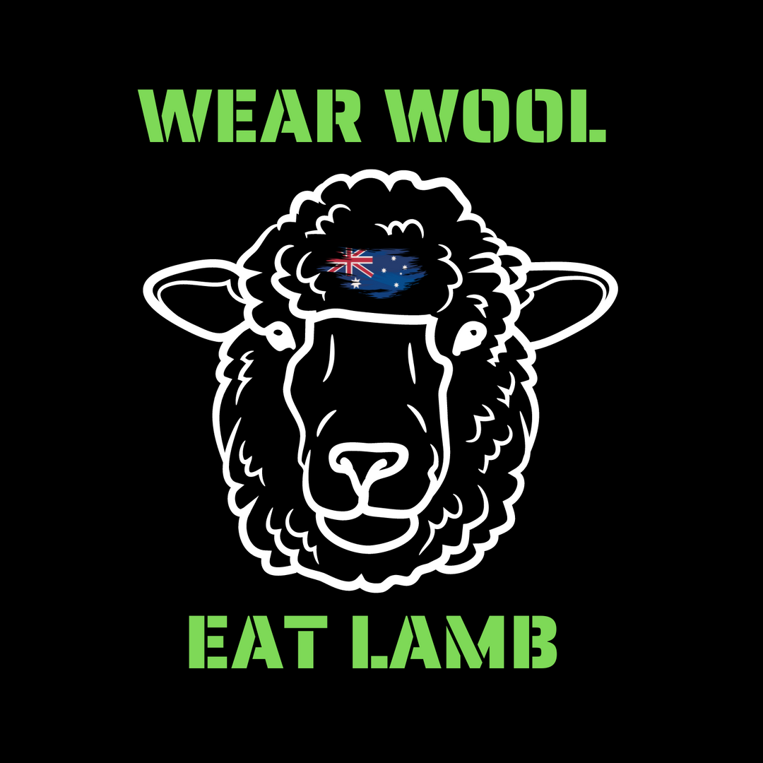 Wear Wool - Eat Lamb Logo for Polos - The Merino Polo